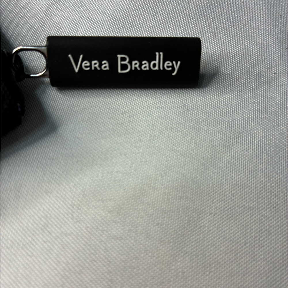 Vera Bradley Black Keychain ID Holder - Picture 6 of 7